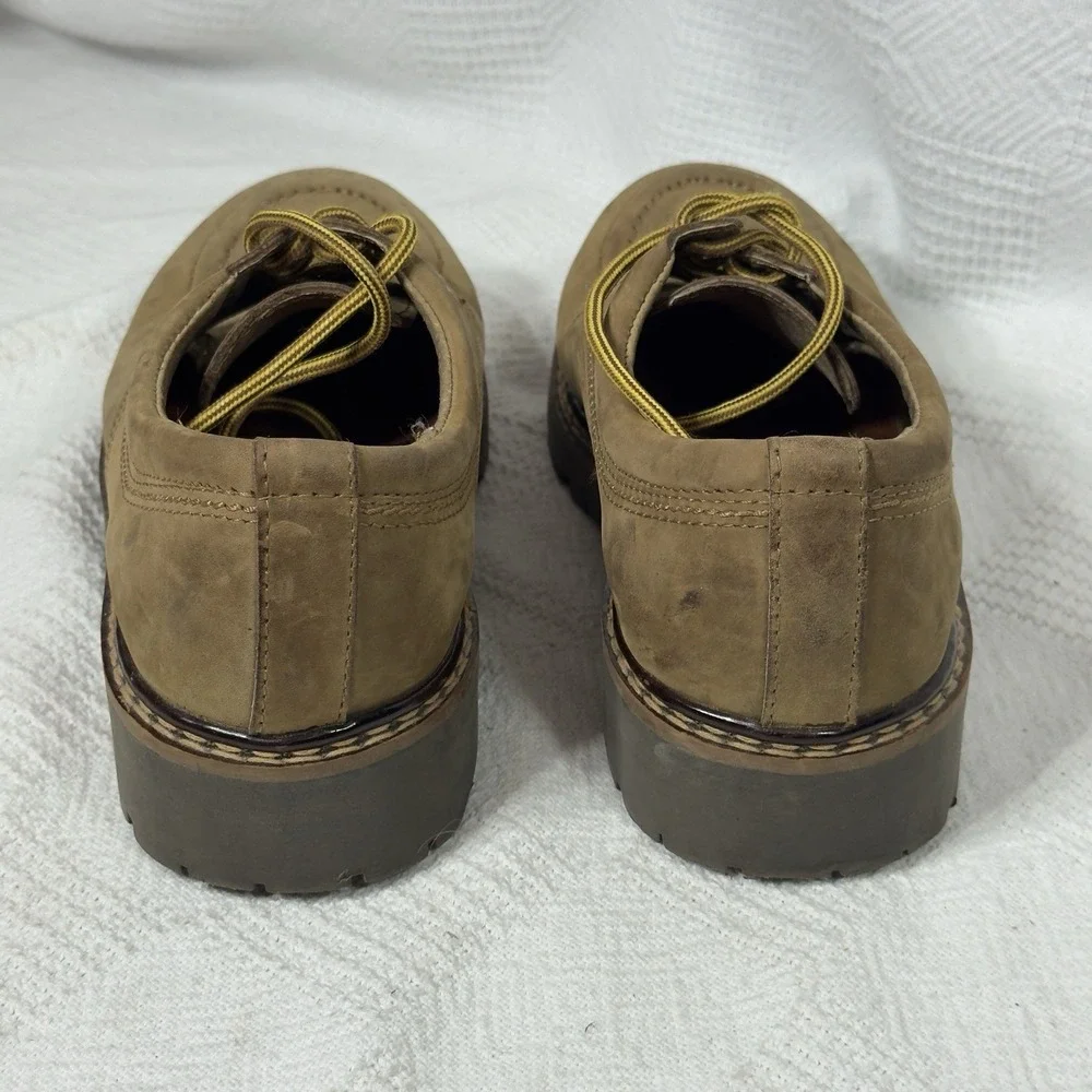 American Eagle Outfitters Shoes Womens‎ 9 Brown Leather Chunky Platform Y2K